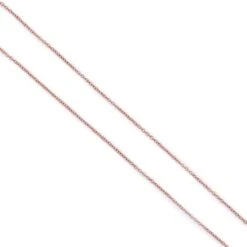 JM Essential Rose Gold Plated 925 Sterling Silver Cable Chain Approx 45cm/18"