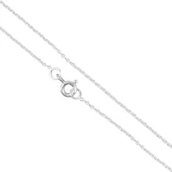 925 Sterling Silver 30 Inch Cable Chain 1.5mm With Spring Lock Pack Of 1pc