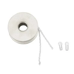 925 Sterling Silver Cable Chain With End Caps Approx 1m (On Spool)