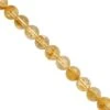 55cts Rio Golden Citrine Smooth Round Approx 6 To 7mm 18cm Strands