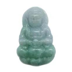 75cts Type A Jadeite Carved Guanyin, Approx. 25x50mm To 30x60mm