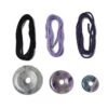 New Horizon: Fluorite, Amethyst, Labradorite Gemstone Donuts & Suede Cords