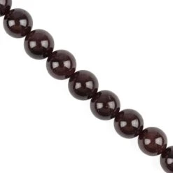 470cts Star Garnet Plain Rounds Approx 10 To 11mm, 38cm Strand