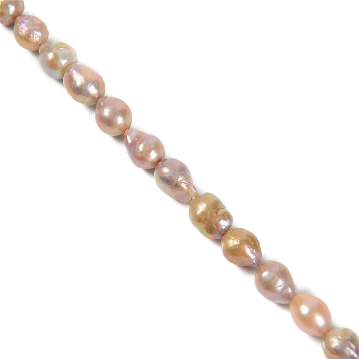 Multicolour Fireball Pearls Approx 10-12mm, 38cm Strand