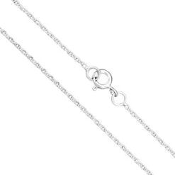 925 Sterling Silver 30 Inch Diamond Cut Cable Chain 1.8mm With Spring Lock Pack Of 1pc