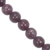142cts Lepidolite Smooth Round Approx 9.8 To 10mm, 19cm Strand