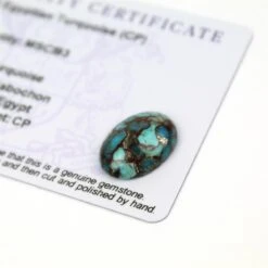 7cts Egyptian Turquoise 18x13mm Oval (CP)