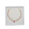 12.59cts Pink Tourmaline & Serenite Mixed Shape & Size Necklace Boxes