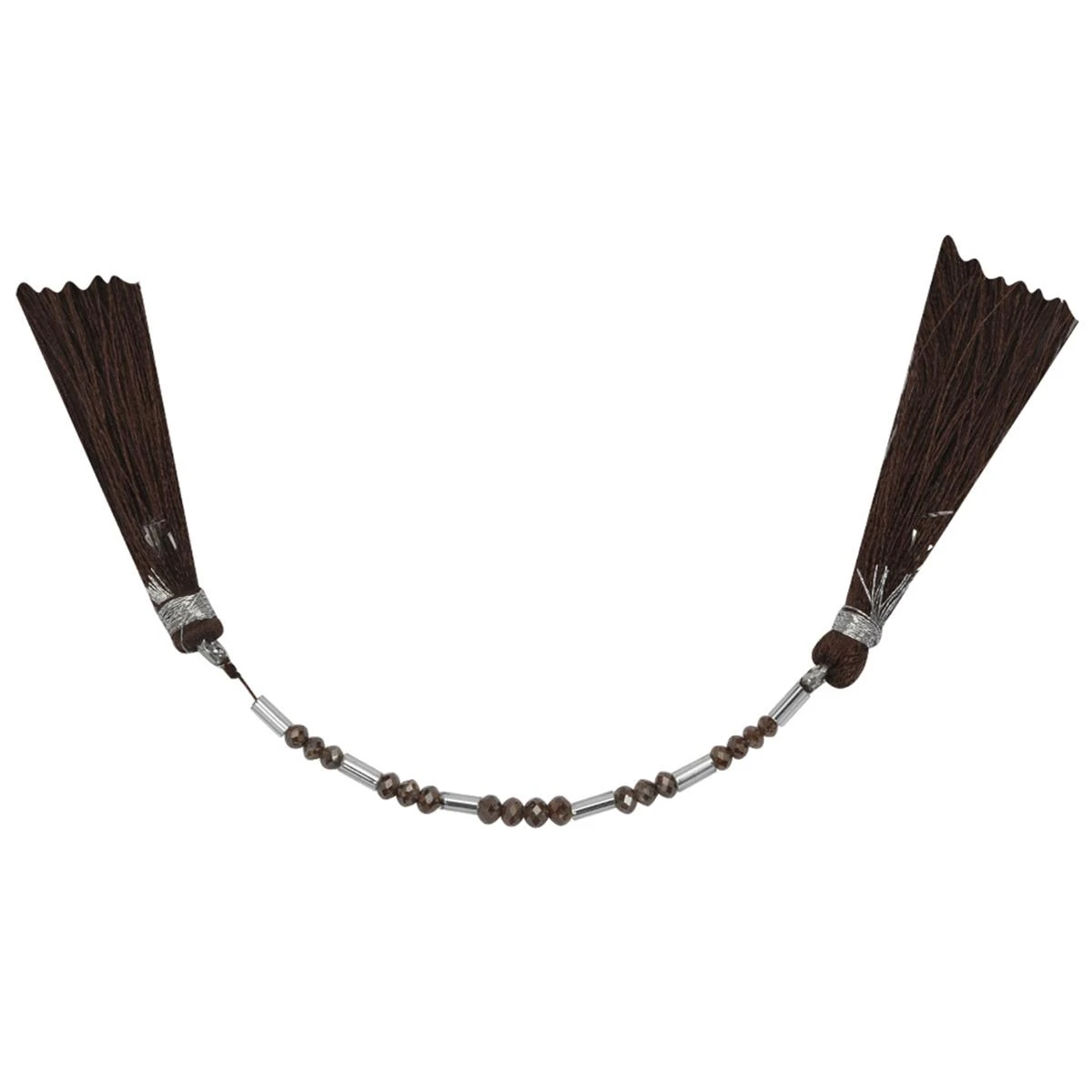 2.30cts Champagne Diamond Faceted Rondelles Approx 2mm, 6cm Strand With Spacers - Image 2