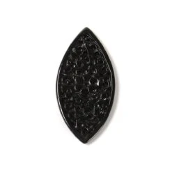 8cts Type A Black Jadeite Carving Pendant Approx 20x40mm