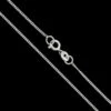 925 Sterling Silver Curb DC Chain, 18inch
