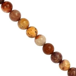 70cts Crazy Lace Agate Smooth Round Approx 8mm 19cm Strands