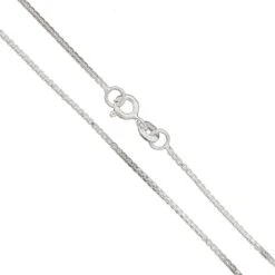 925 Sterling Silver Box Chain, 18inch