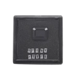 8cts Fissure - Filled Sapphire 1x (12x10 Octagon, Step Cut) 0.10cts White Topaz 10x (3x2mm Baguette, Step Cut)