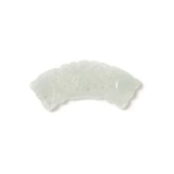 8cts Type A Green Jadeite Carved Pendant Approx 30x10.5x2.5mm, 1pc