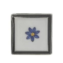 Aster Flower Includes 2.3cts Nilamani & Rio Golden Citrine 6x3mm, 3mm