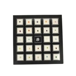 15cts Gemstone Box Tray Including 25 Gemstones