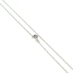 18" 9ct White Gold Prince Of Wales Chain