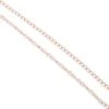 Rose Gold Plated 925 Sterling Silver Long Link Chain Approx 1m, 3x4mm