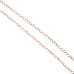 Rose Gold Plated 925 Sterling Silver Long Link Chain Approx 1m, 3x4mm