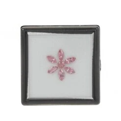 Pink Lily Flower Includes 1.05cts Pink Tourmaline 6x3 & 3.50mm