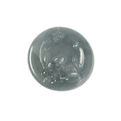 18cts Type A Olmec Jadeite Flower Pendant, Approx 30mm, 1pcs