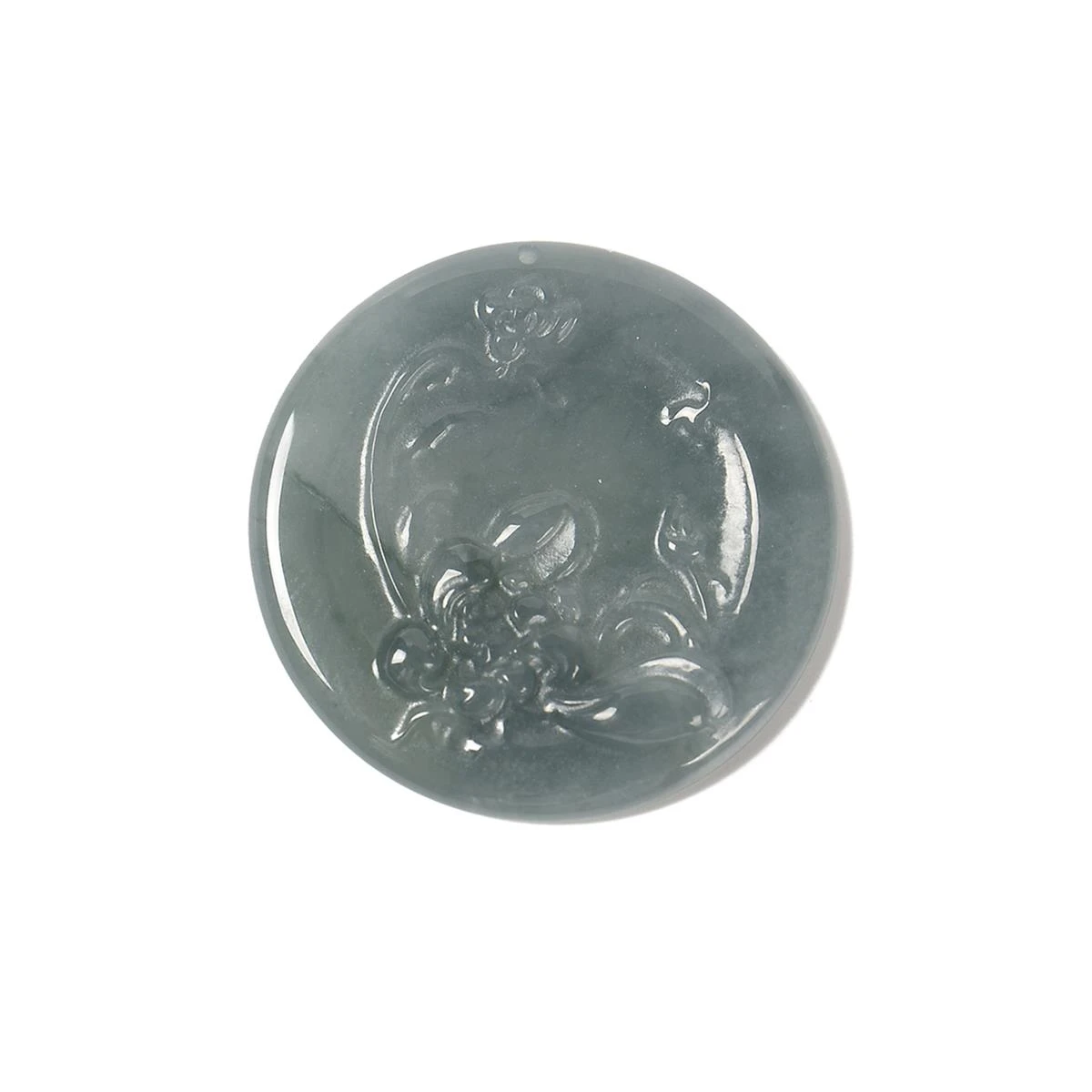 18cts Type A Olmec Jadeite Flower Pendant, Approx 30mm, 1pcs