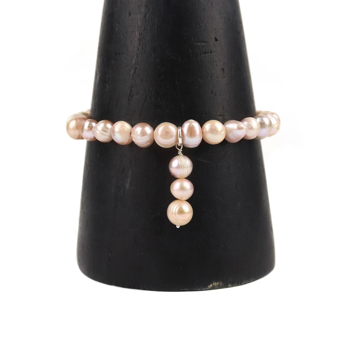 Purple & Mix Natural Colour Freshwater Cultured Pearls Bundle Of 3 Strands & 3pcs Half Drilled Freshcultured Pearls Approx 7x8mm - 10x12mm - Image 5