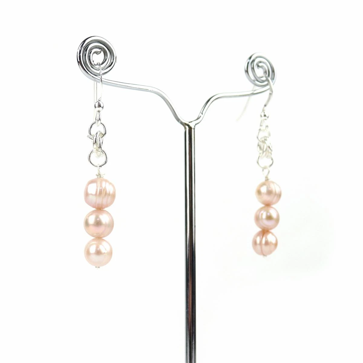 Purple & Mix Natural Colour Freshwater Cultured Pearls Bundle Of 3 Strands & 3pcs Half Drilled Freshcultured Pearls Approx 7x8mm - 10x12mm - Image 6