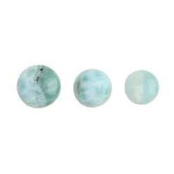 7cts Pectolite (N) Cabochon Round Approx 7 To 9mm Loose Gemstone, (Set Of 3)