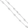 925 Sterling Silver Twisted Knot Necklace Chain, Approx 18Inch (Pack Of 1)