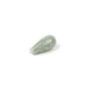Type A 29cts Green Burmese Jade Plain Drop Approx 12 To 25mm Loose Bead Pendant