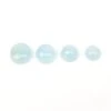 8cts Aquamarine (N) Round Cabochons Approx 7 To 10mm (Set Of 4)