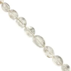 15cts Hyalite Opal Smooth Tumble Approx 5x4 To 8x7mm, 11cm Strand With Spacers