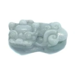 110 Cts Type A Jadeite Carved Brave Troops( Pixiu, Leftward Or Rightward ), Approx. 21x40mm, 1pc
