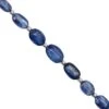 30cts Nilamani Faceted Oval Approx 6x4 To 11x8mm, 18cm Strand With Spacers